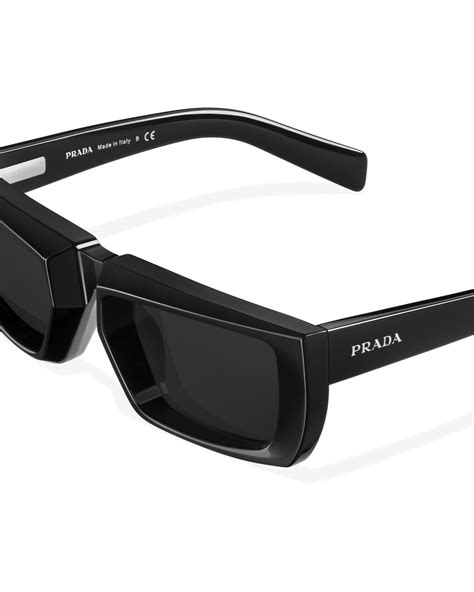 prada sunglasses spr60h 69d10 5ak 2p1 125|Slate Gray Lenses Prada Runway sunglasses .